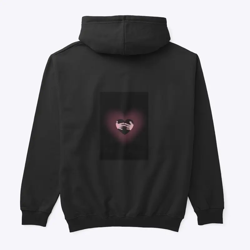 hand heart hoodie